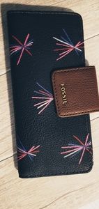 Fossil Madison zip clutch wallet